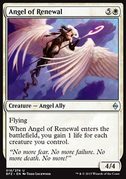 Angel of Renewal - Battle for Zendikar (Uncommon) [BFZ-18]