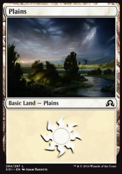 Plains (V.2) - Shadows over Innistrad (Land) [SOI-284]
