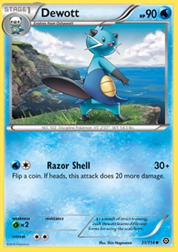 Dewott - Steam Siege (Uncommon) [STS-31]