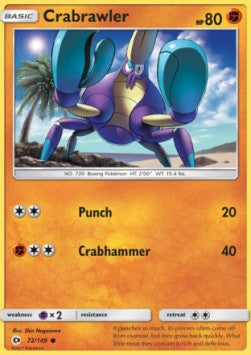 Crabrawler - Sun & Moon (Common) [SUM-72]