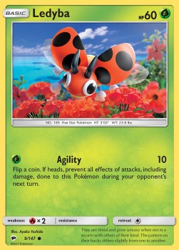 Ledyba - Burning Shadows (Common) [BUS-9]