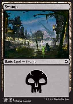 Swamp (V.2) - Commander 2018 (Land) [C18-300]
