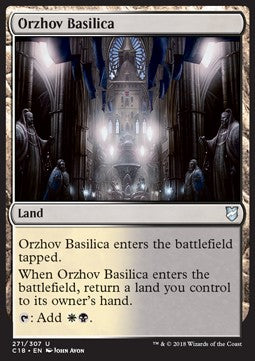 Orzhov Basilica - Commander 2018 (Uncommon) [C18-271]
