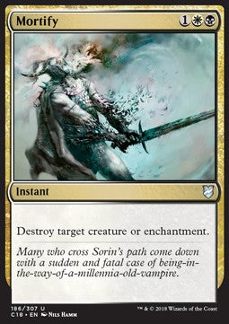 Mortify - Commander 2018 (Uncommon) [C18-186]