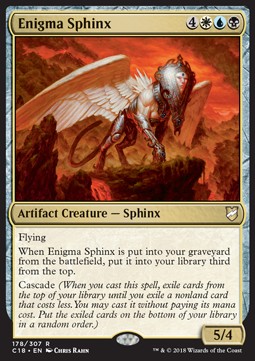 Enigma Sphinx - Commander 2018 (Rare) [C18-178]
