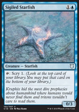 Sigiled Starfish - Commander 2018 (Uncommon) [C18-102]
