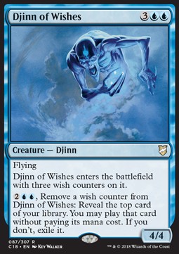 Djinn of Wishes - Commander 2018 (Rare) [C18-87]