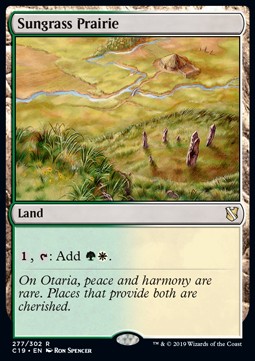 Sungrass Prairie - Commander 2019 (Rare) [C19-277]