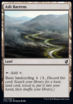 Ash Barrens - Commander 2019 (Common) [C19-227]