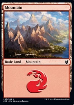 Mountain (V.1) - Commander 2019 (Land) [C19-297]