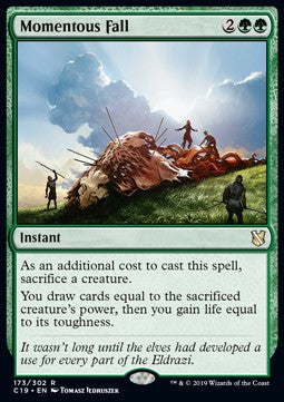 Momentous Fall - Commander 2019 (Rare) [C19-173]