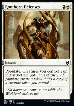 Rootborn Defenses - Commander 2019 (Common) [C19-74]