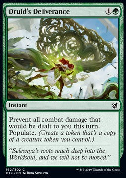 Druid's Deliverance - Commander 2019 (Common) [C19-162]