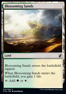 Blossoming Sands - Commander 2019 (Common) [C19-231]