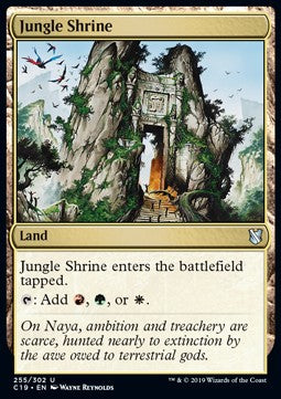 Jungle Shrine - Commander 2019 (Uncommon) [C19-255]