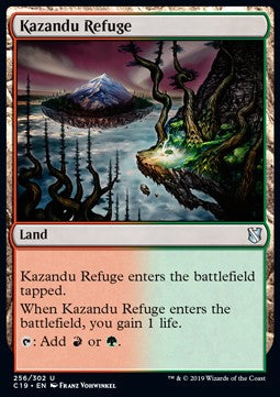 Kazandu Refuge - Commander 2019 (Uncommon) [C19-256]