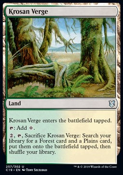 Krosan Verge - Commander 2019 (Uncommon) [C19-257]