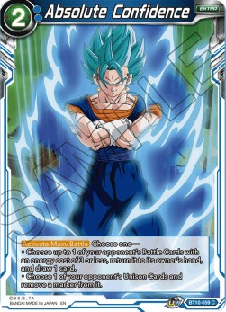 Absolute Confidence - Rise of the Unison Warrior (Common) [BT10-059]