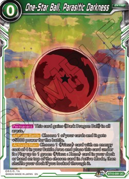 One-Star Ball, Parasitic Darkness - Rise of the Unison Warrior (Uncommon) [BT10-091]