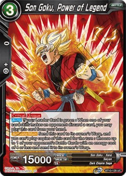 Son Goku, Power of Legend - Rise of the Unison Warrior (Uncommon) [BT10-128]