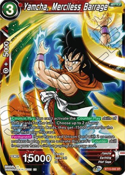 Yamcha, Merciless Barrage (V.1 - Super Rare) - Rise of the Unison Warrior (Super Rare) [BT10-008]