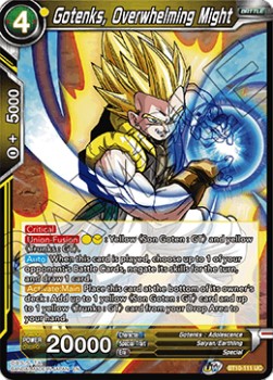 Gotenks, Overwhelming Might - Rise of the Unison Warrior (Uncommon) [BT10-111]