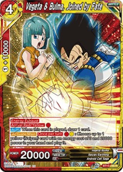 Vegeta & Bulma, Joined by Fate - Rise of the Unison Warrior (Rare) [BT10-146]