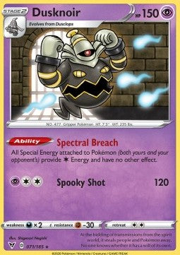 Dusknoir - Vivid Voltage (Holo Rare) [VIV-71]