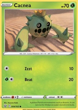 Cacnea - Battle Styles (Common) [BST-4]