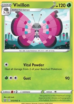 Vivillon - Battle Styles (Rare) [BST-13]