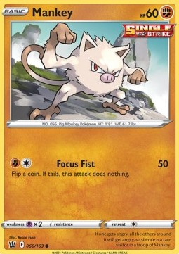 Mankey - Battle Styles (Common) [BST-66]