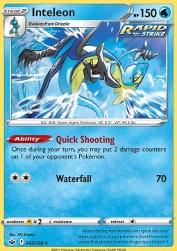 Inteleon - Chilling Reign (Holo Rare) [CRE-043]