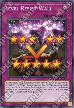 Level Resist Wall - Egyptian God Deck: Obelisk the Tormentor (Super Rare) [EGO1-005]