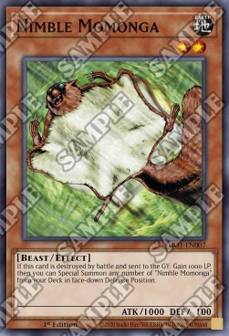 Nimble Momonga - Egyptian God Deck: Obelisk the Tormentor (Common) [EGO1-007]
