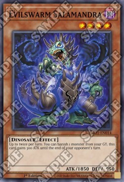 Evilswarm Salamandra - Egyptian God Deck: Obelisk the Tormentor (Common) [EGO1-014]