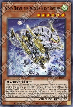 Gizmek Makami, the Ferocious Fanged Fortress - Egyptian God Deck: Obelisk the Tormentor (Common) [EGO1-021]