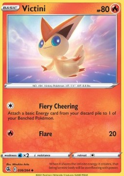 Victini - Fusion Strike (Uncommon) [FST-036]