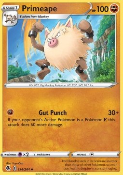 Primeape - Fusion Strike (Uncommon) [FST-134]