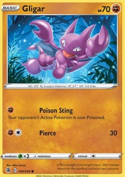 Gligar - Fusion Strike (Common) [FST-140]