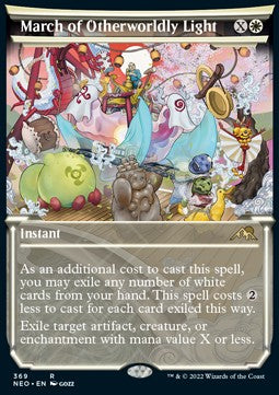 March of Otherworldly Light (V.1) - Kamigawa: Neon Dynasty: Extras (Rare) [XNEO-369]