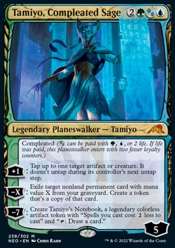 Tamiyo, Compleated Sage - Kamigawa: Neon Dynasty (Mythic) [NEO-238]