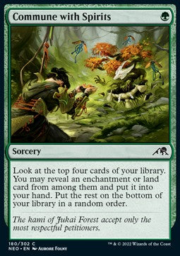 Commune with Spirits - Kamigawa: Neon Dynasty (Common) [NEO-180]