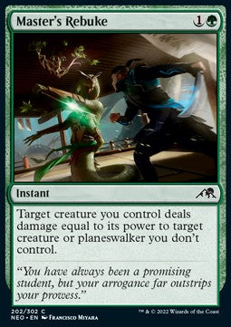 Master's Rebuke - Kamigawa: Neon Dynasty (Common) [NEO-202]