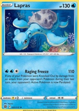 Lapras - Brilliant Stars (Rare) [BRS-031]