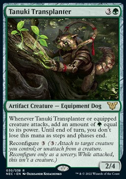Tanuki Transplanter (V.1) - Commander: Kamigawa: Neon Dynasty (Rare) [NEC-30]