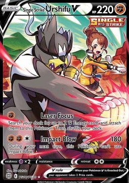 Single Strike Urshifu V - Brilliant Stars (Ultra Rare) [BRS-TG18]