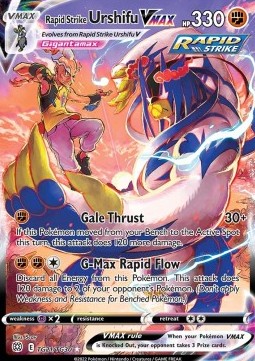 Rapid Strike Urshifu VMAX - Brilliant Stars (Ultra Rare) [BRS-TG21]