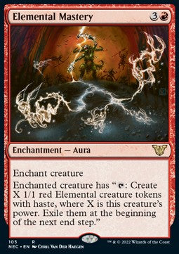 Elemental Mastery - Commander: Kamigawa: Neon Dynasty (Rare) [NEC-105]