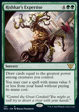 Rishkar's Expertise - Commander: Kamigawa: Neon Dynasty (Rare) [NEC-127]