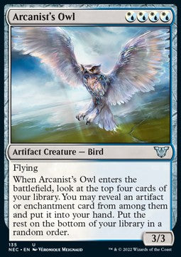 Arcanist's Owl - Commander: Kamigawa: Neon Dynasty (Uncommon) [NEC-135]